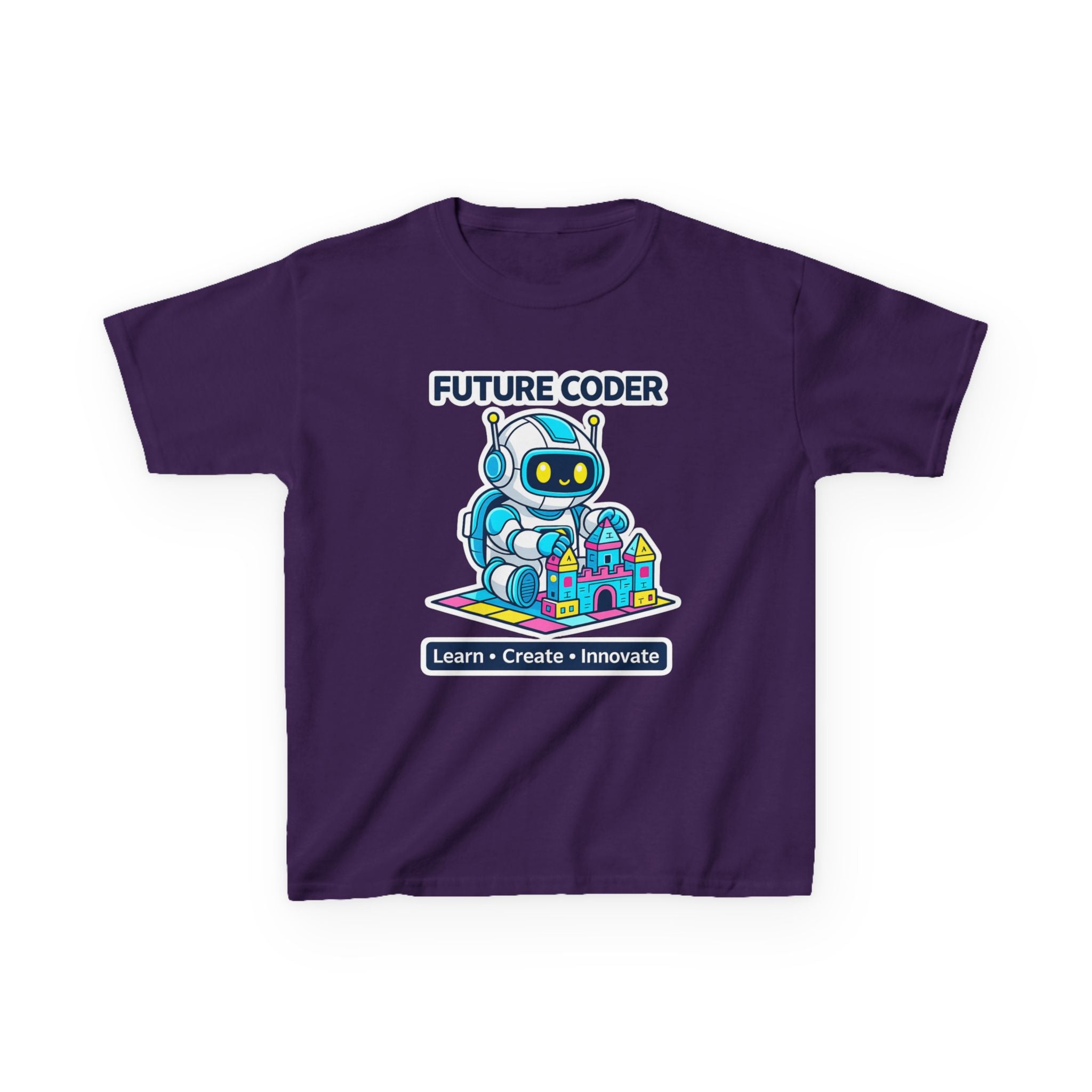 Kids Coding T-Shirt – Future Coder Robot Graphic Tee 2