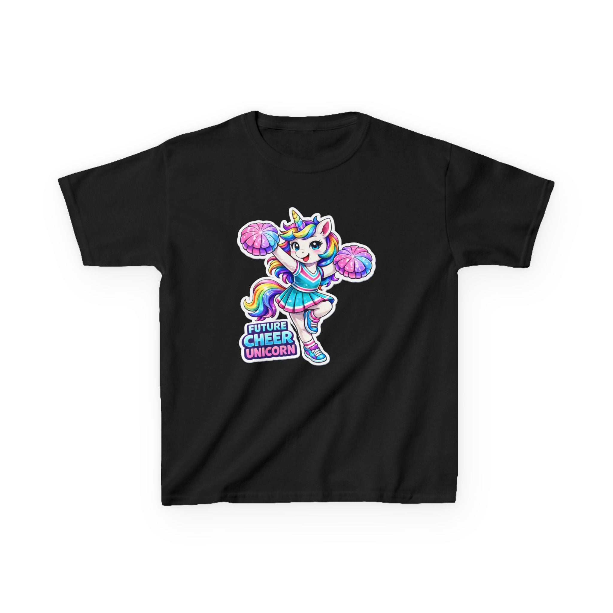 Unicorn Cheerleader - Kids T Shirt