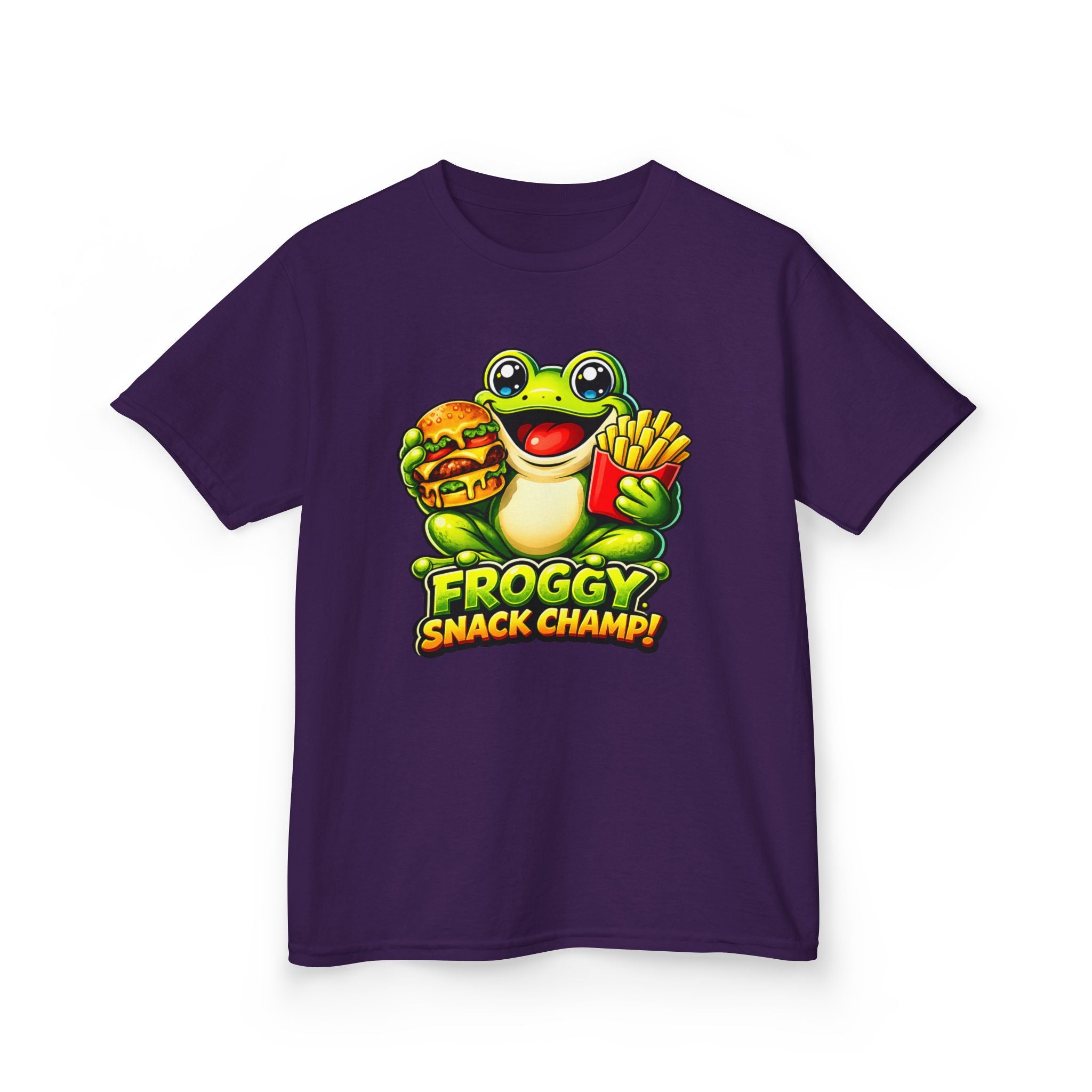 Kids Frog T-Shirt – Froggy Snack Graphic Tee