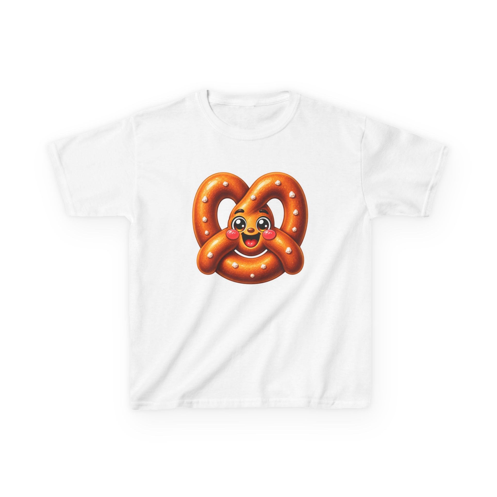 Kids Pretzel T-Shirt — 'Twisted & Tasty' Cute Smiling Snack Graphic Tee
