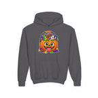 Kidxtr™ Kids Pumpkin Hoodie — 'Spooky Season' Halloween Graphic Hooded Sweatshirt