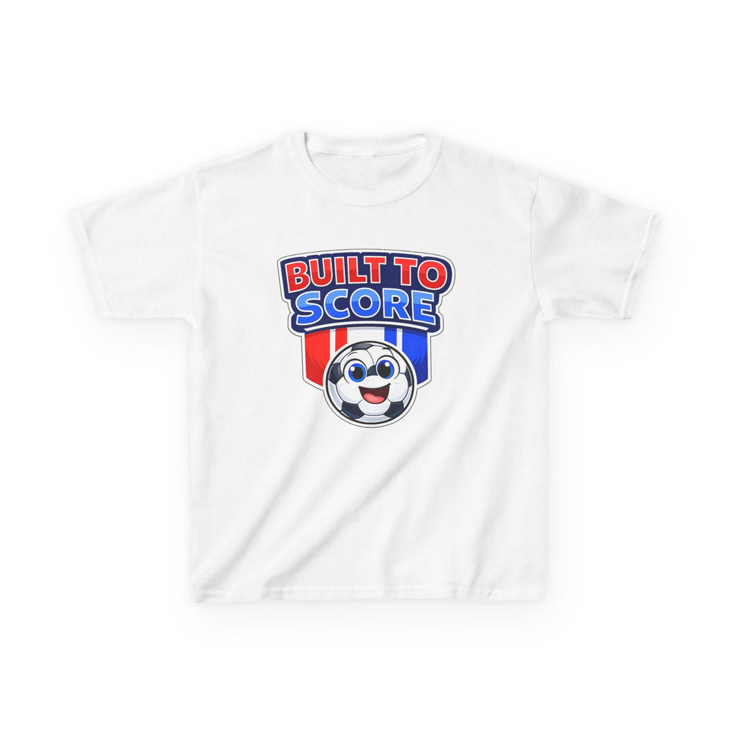 Kids Soccer T-Shirt – Built to Score Graphic Tee