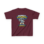 Robot Explorer Kids T‑Shirt — "Powered by Curiosity" Graphic Tee