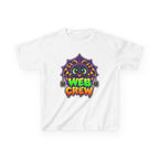Kidxtr™ Kids Spider Web T-Shirt — 'Web Crew' Halloween Graphic Tee