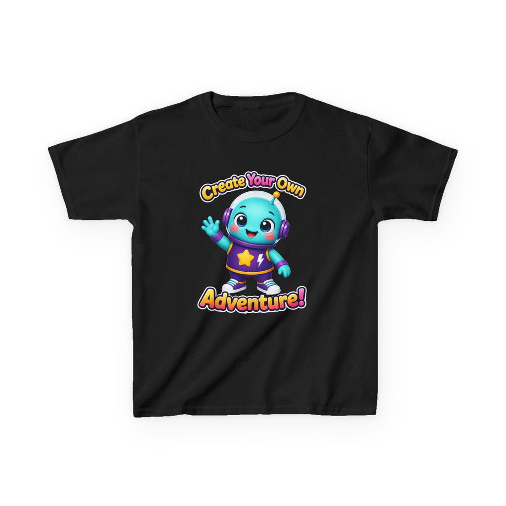 Kids Adventure T-Shirt — 'Create Your Own Adventure' Cute Alien Graphic Tee