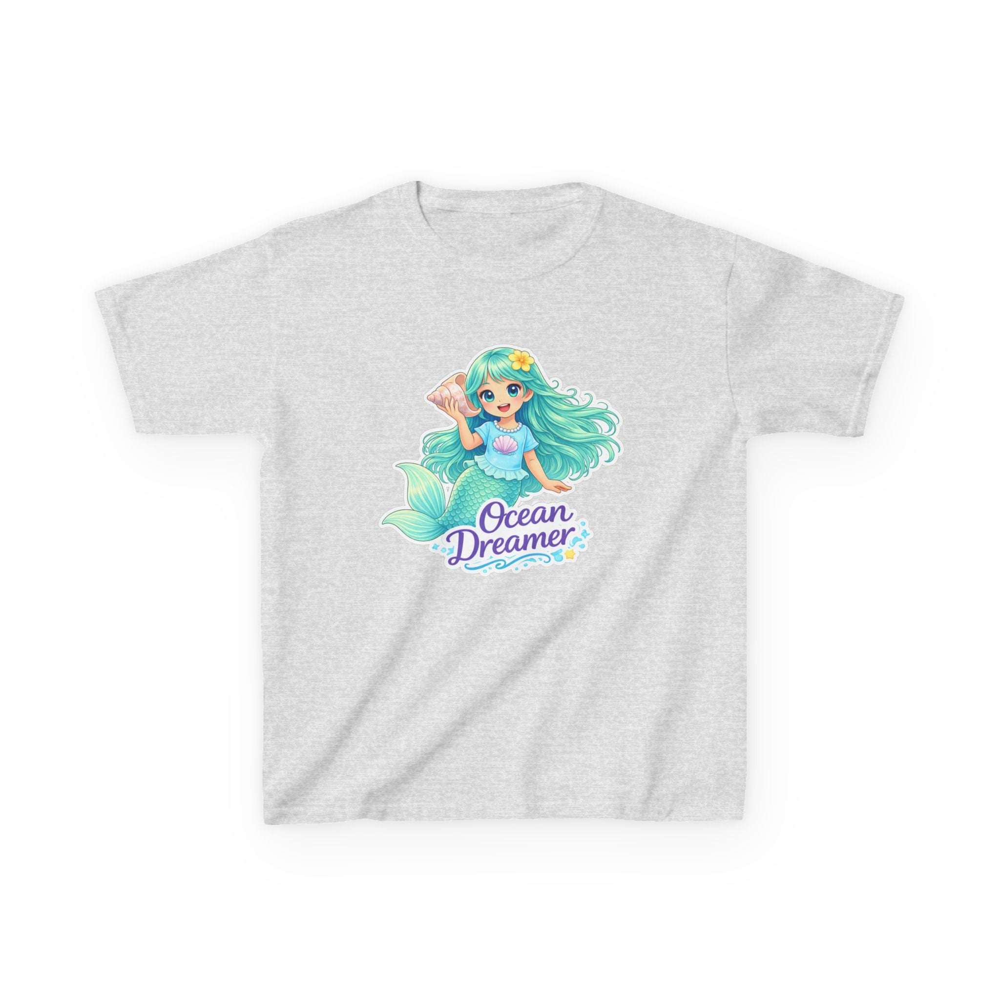 Kids Mermaid T-Shirt — 'Ocean Dreamer' Mermaid Fantasy Graphic Tee