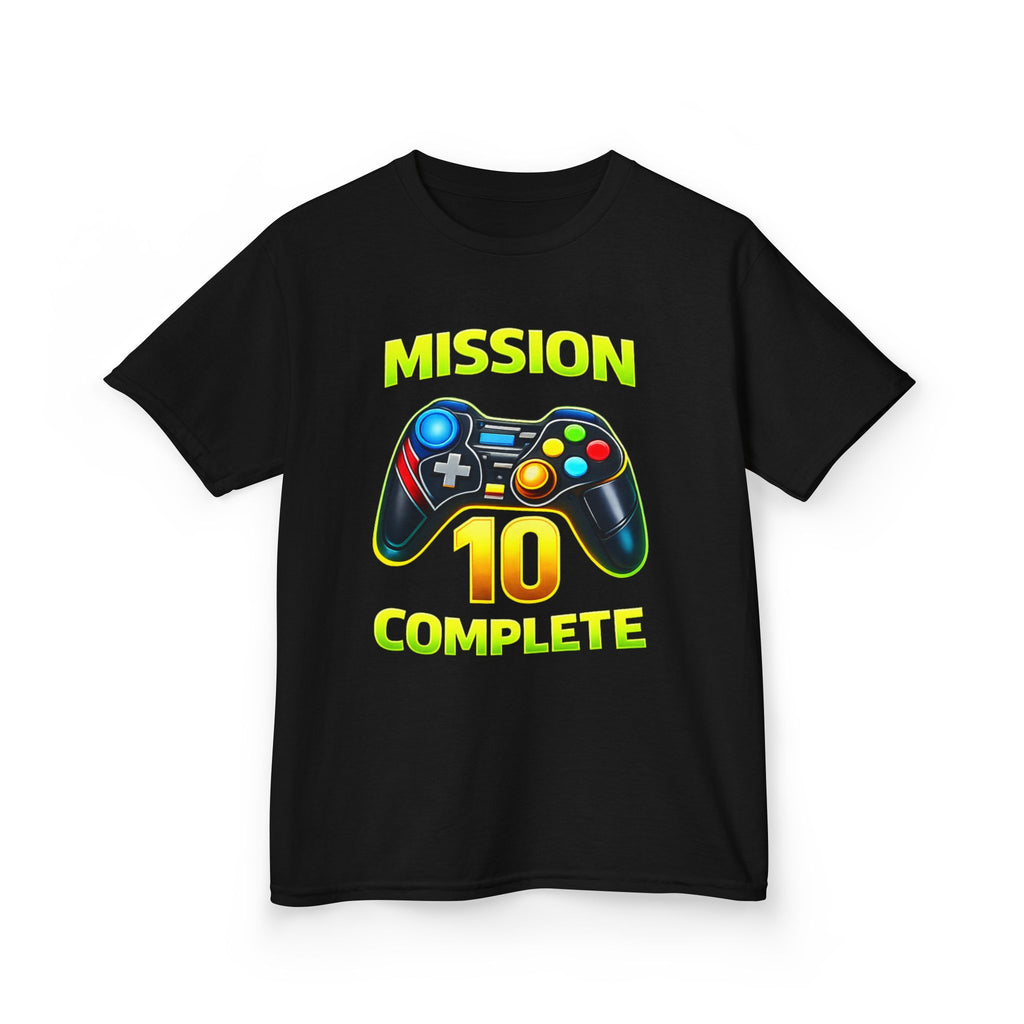 Kids Gamer T-Shirt – Mission Complete Graphic Tee