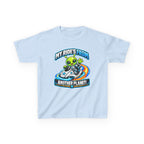 Kidxtr™ Kids Alien T-Shirt — 'My Ride's From Another Planet' Space Rider Graphic Tee