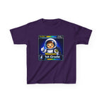 Kids Gaming T-Shirt — 'Mission: 1st Grade' Level Up Astronaut Graphic Tee