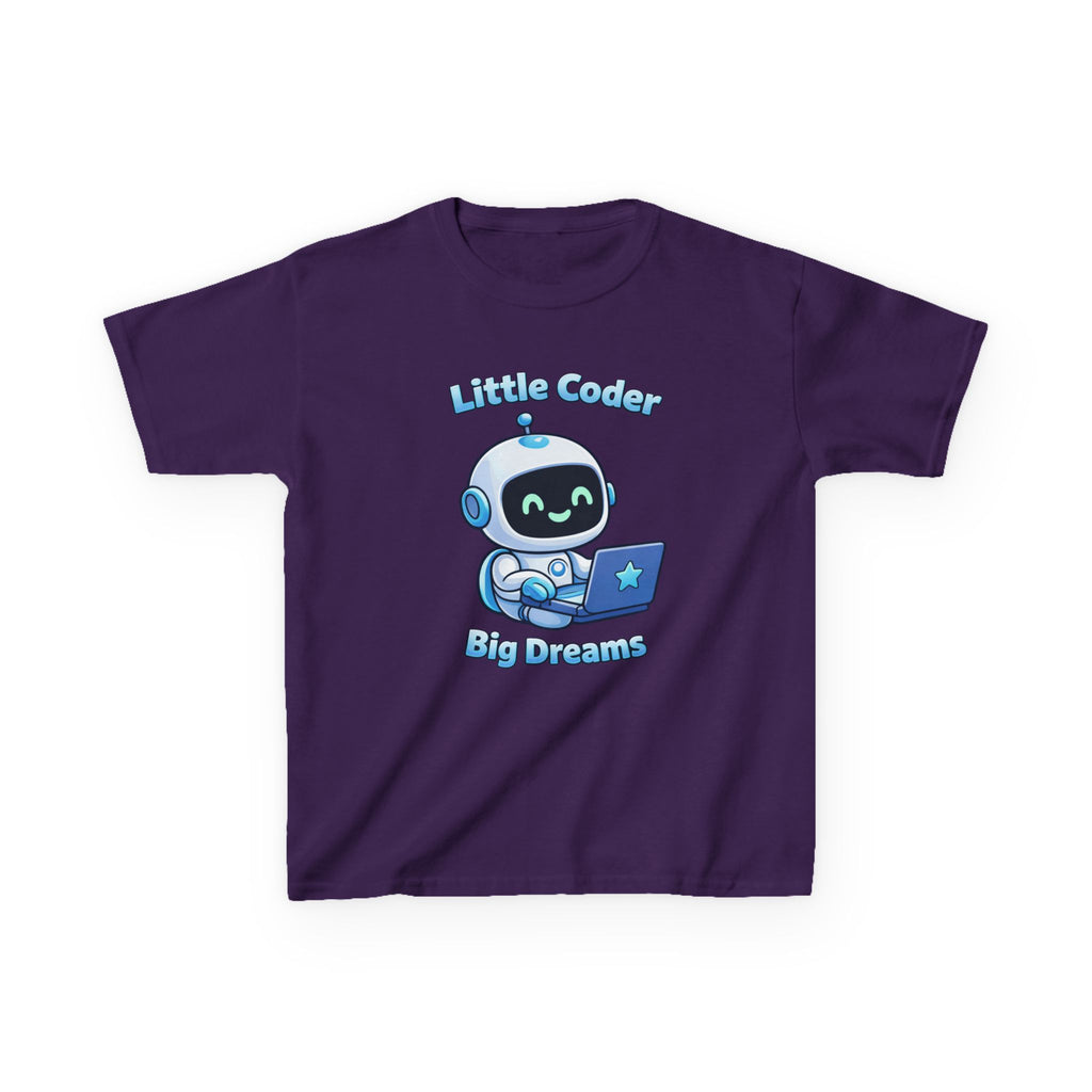 Kids Coding T-Shirt – Little Coder Big Dreams Graphic Tee