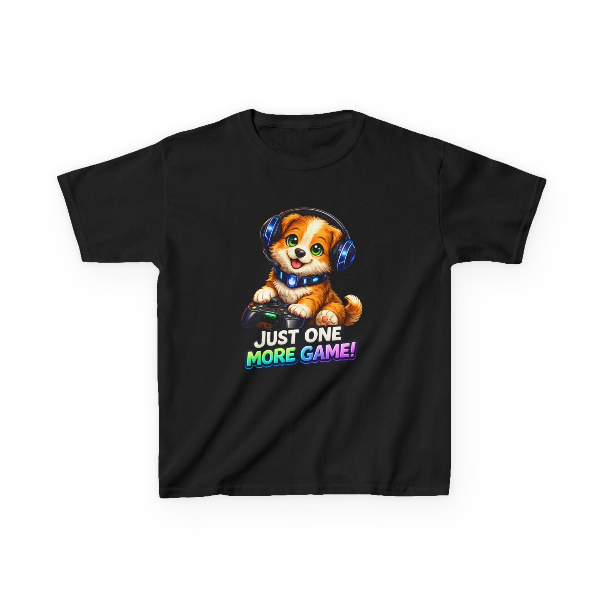 Kids Gamer T-Shirt – Just One More Game Graphic Tee