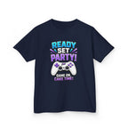 Kids Party T-Shirt — 'Ready, Set, Party!' Gaming Graphic Tee
