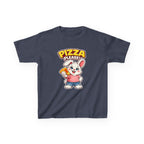 Kids Bunny T-Shirt — 'Pizza Please!' Cartoon Graphic Tee