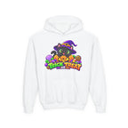 Kidxtr™ Kids Halloween Hoodie — 'Trick or Treat' Black Cat in Pumpkin Graphic Hoodie
