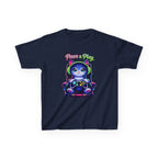 Kids Gamer T-Shirt – Cat Play & Pause Graphic Tee