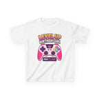 Kids Gaming T-Shirt — 'Level Up Birthday Girl' Gamer Graphic Tee