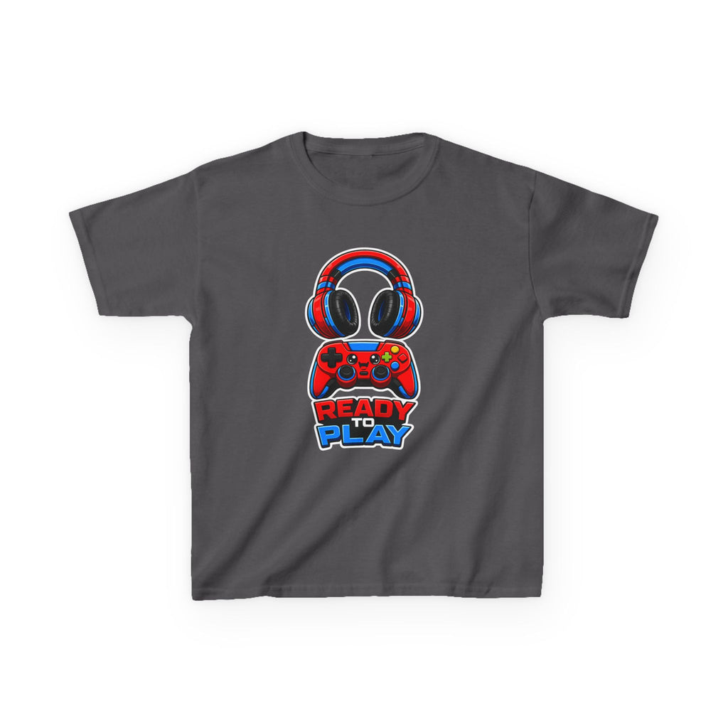 Kids Gaming T-Shirt — 'Ready to Play' Gamer Graphic Tee