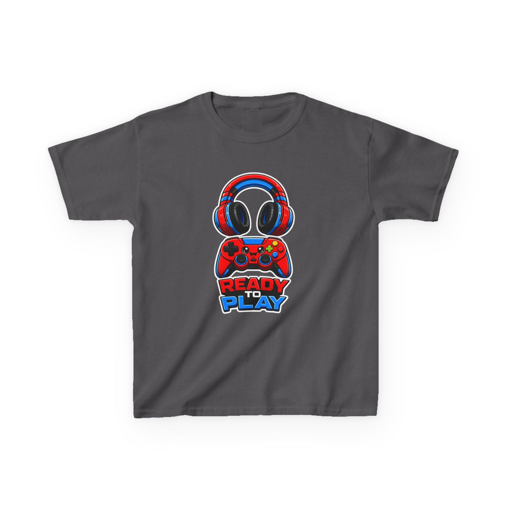 Kids Gaming T-Shirt — 'Ready to Play' Gamer Graphic Tee