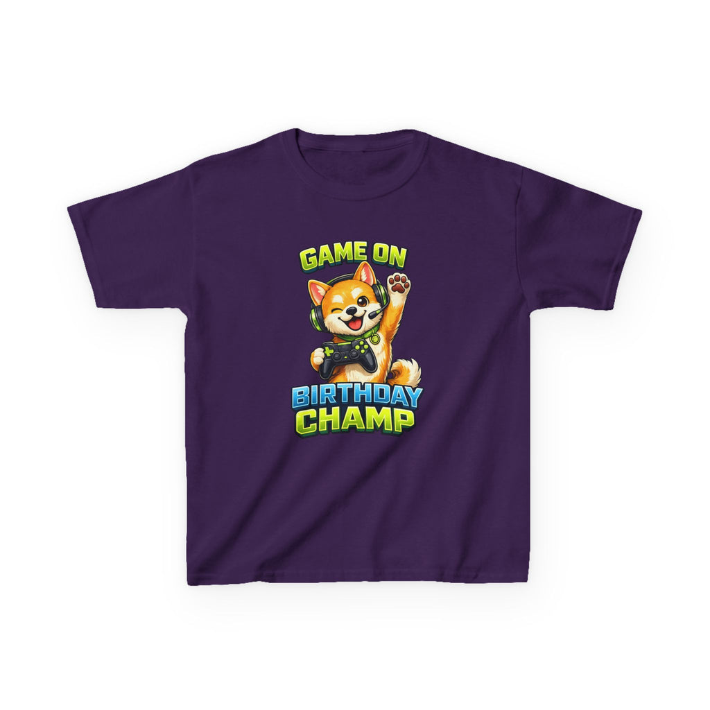 Kids Birthday Gamer T-Shirt – Game On Graphic Tee