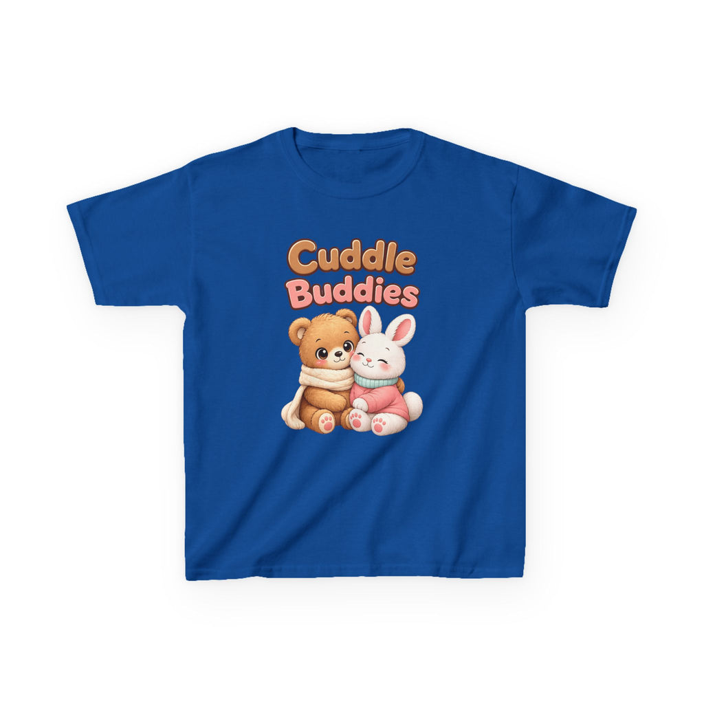 Kids Animal T-Shirt – Cuddle Buddies Bear & Bunny Graphic Tee
