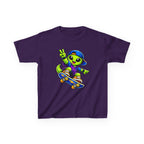 Kids Alien T-Shirt — 'Skate or Alien' Skateboard Graphic Tee