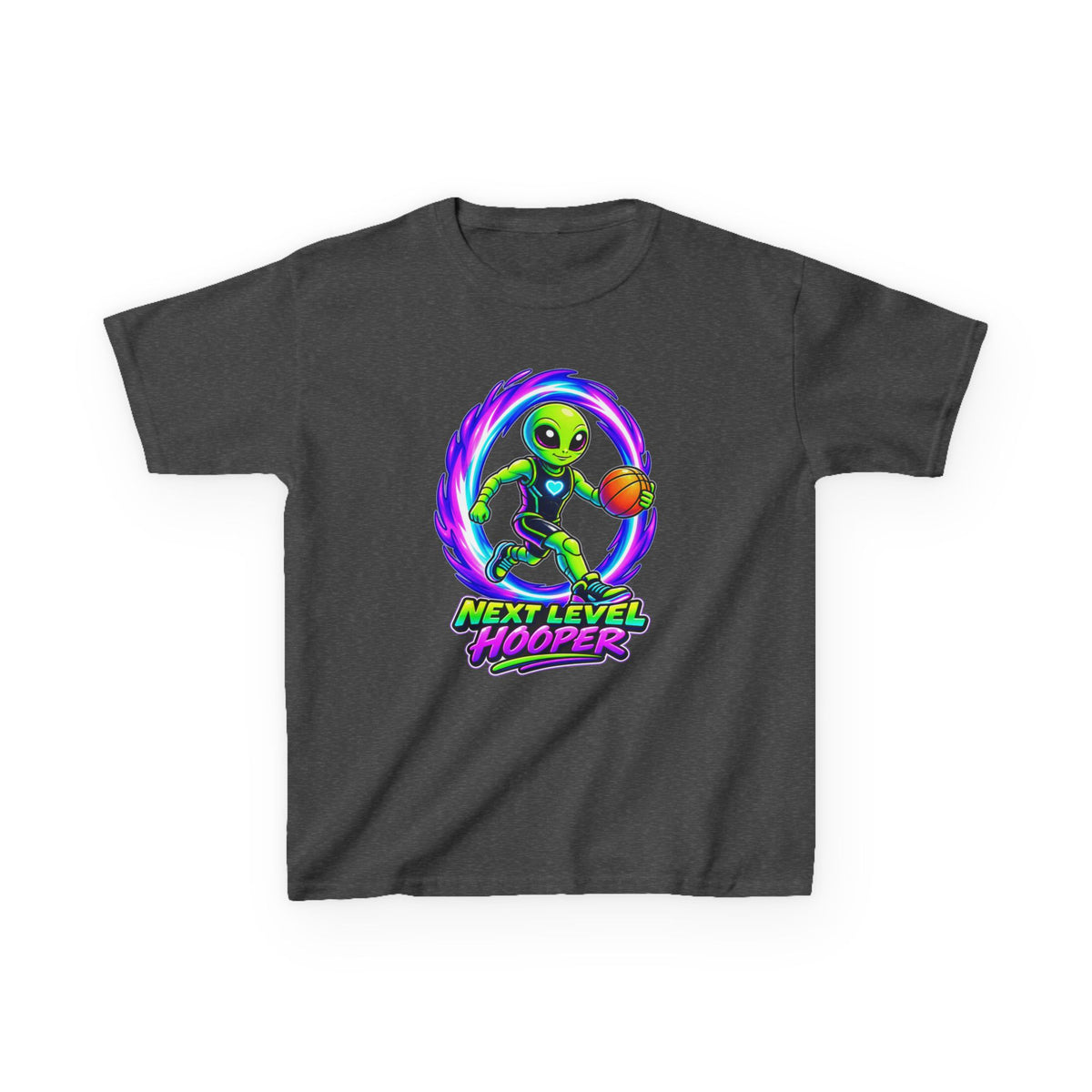 Kidxtr™ Kids Basketball T-Shirt — 'Next Level Hooper' Graphic Tee