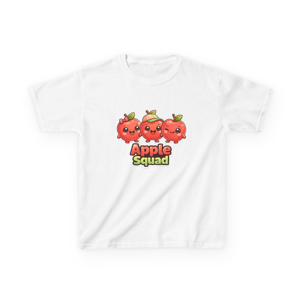 Kids Apple T-Shirt — 'Apple Squad' Cute Fruit Graphic Tee