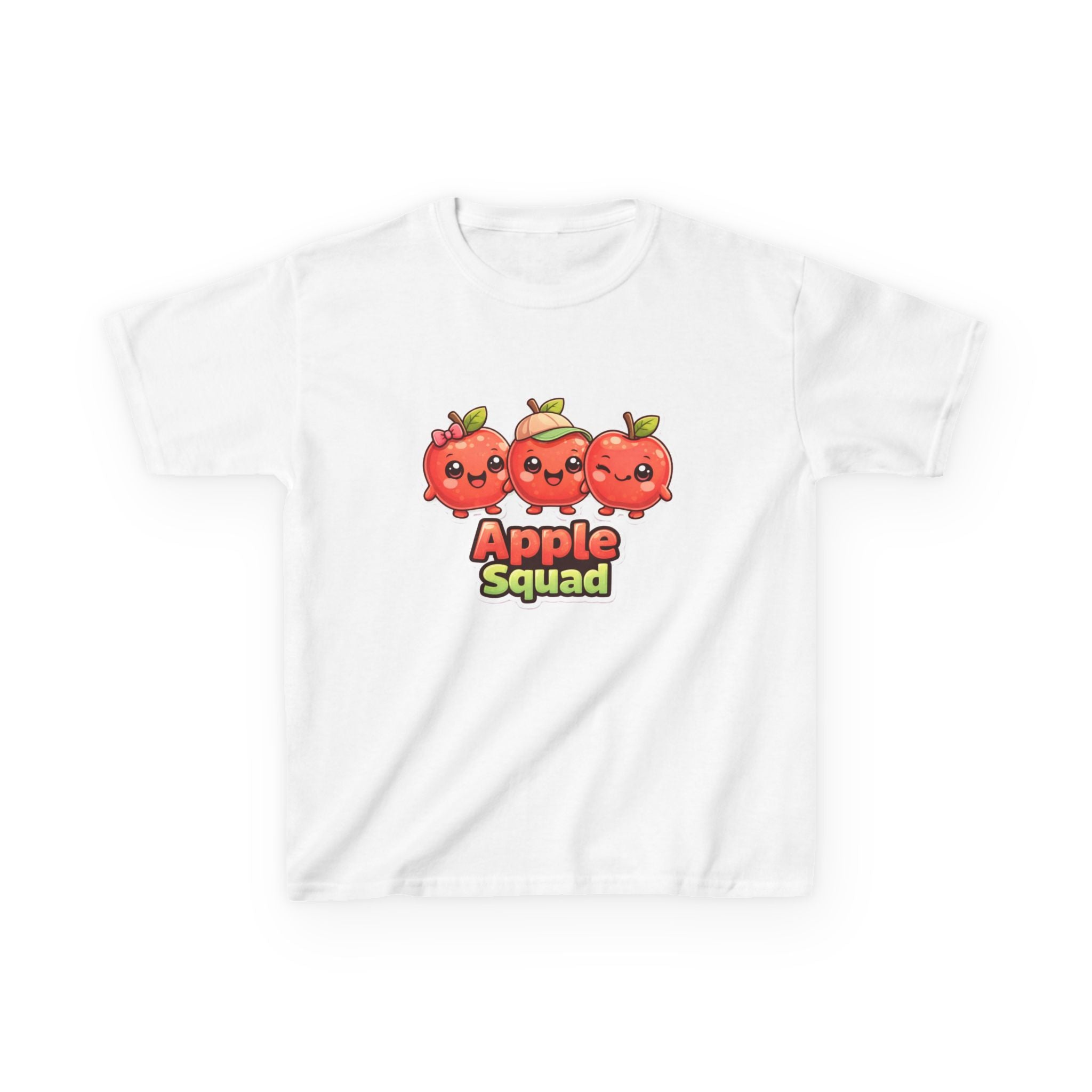 Kids Apple T-Shirt — 'Apple Squad' Cute Fruit Graphic Tee