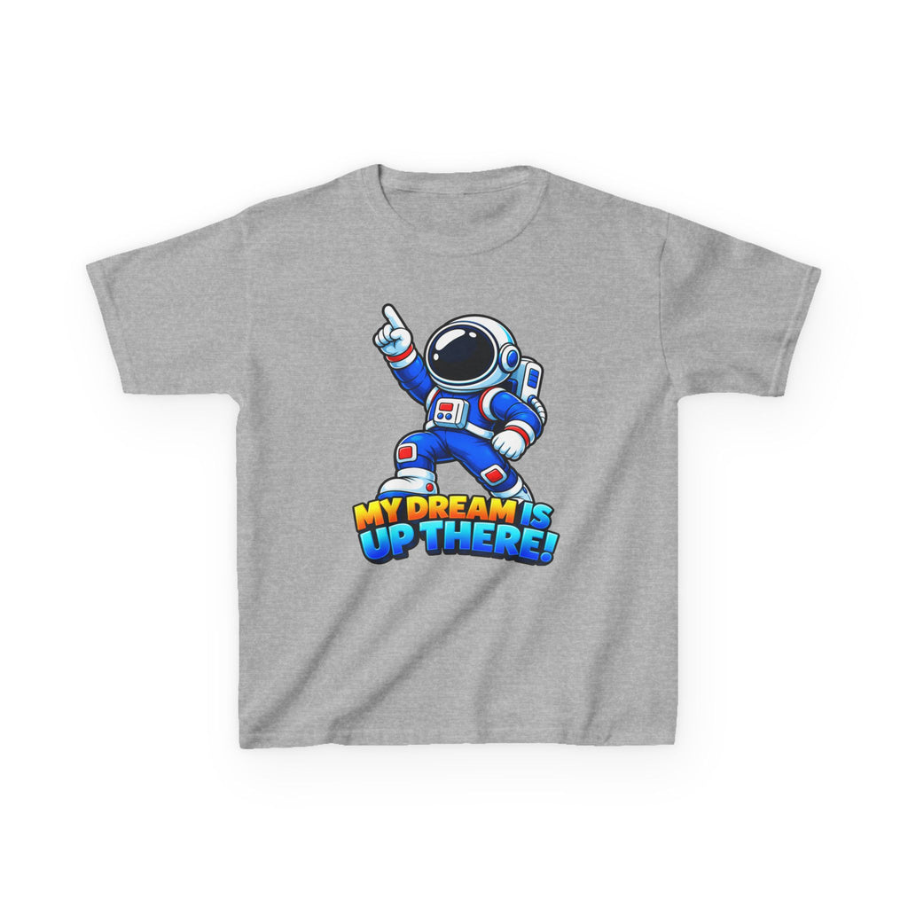 Kidxtr™ Kids Space T-Shirt — 'My Dream Is Up There' Astronaut Graphic Tee