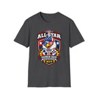 All-Star Gamer Dad T-Shirt — Patriotic Eagle Gaming Graphic Tee