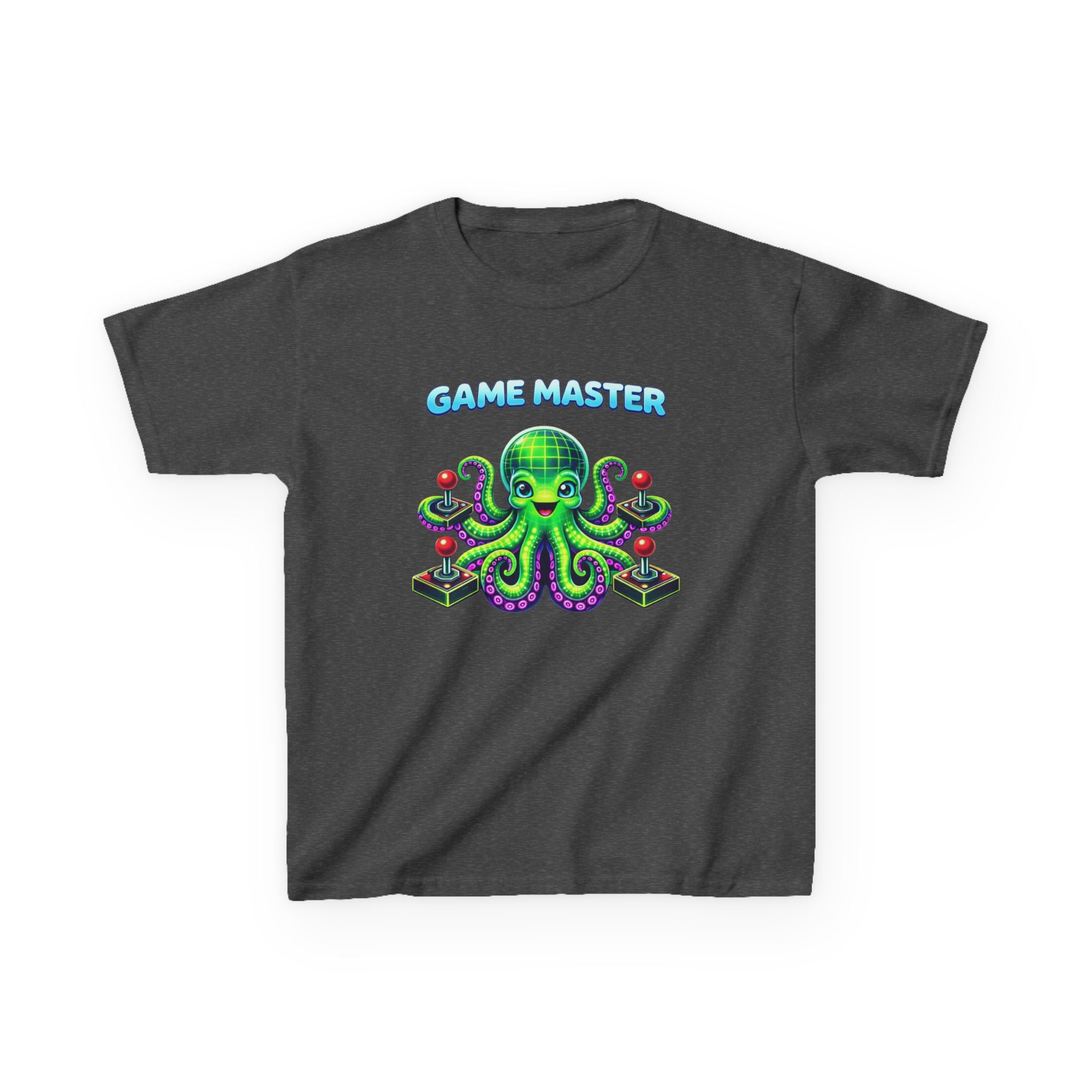 Kids Gaming T-Shirt — 'Game Master' Octopus Gamer Graphic Tee