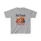 Kids Animal T-Shirt — 'Best Friends Same Class 2026' Cute Puppy School Friendship Graphic Tee