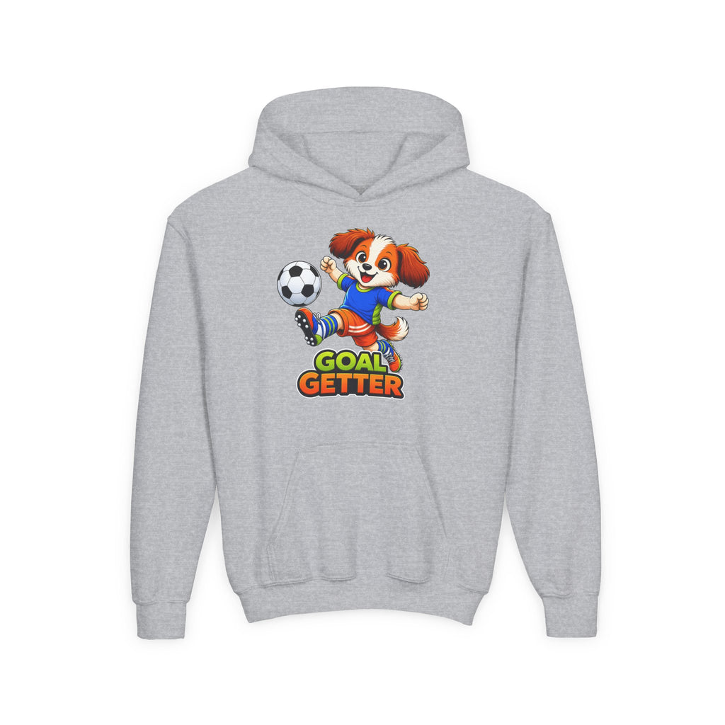 Kidxtr™ Kids Soccer Hoodie — 'Goal Getter' Champion Graphic Hoodie