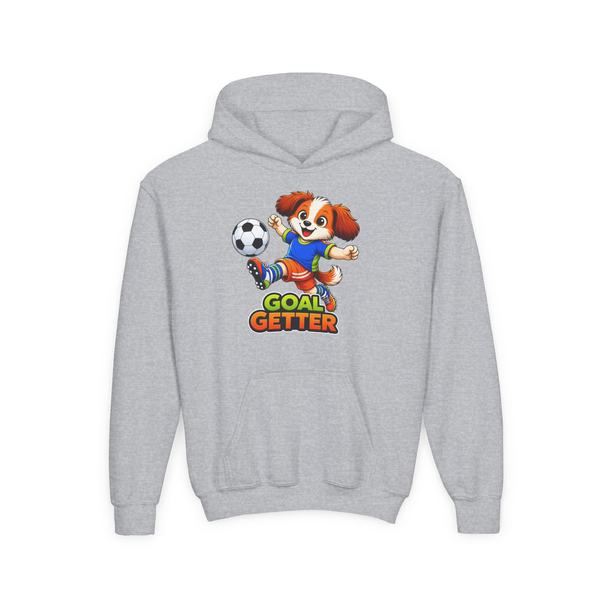 Kidxtr™ Kids Soccer Hoodie — 'Goal Getter' Champion Graphic Hoodie