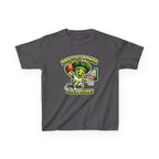Kids Broccoli T-Shirt — 'Broccoli Power Slam Dunk!' Basketball Veggie Graphic Tee