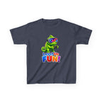 Kids Gaming T-Shirt — 'Level Up Fun!' Chameleon Gamer Graphic Tee