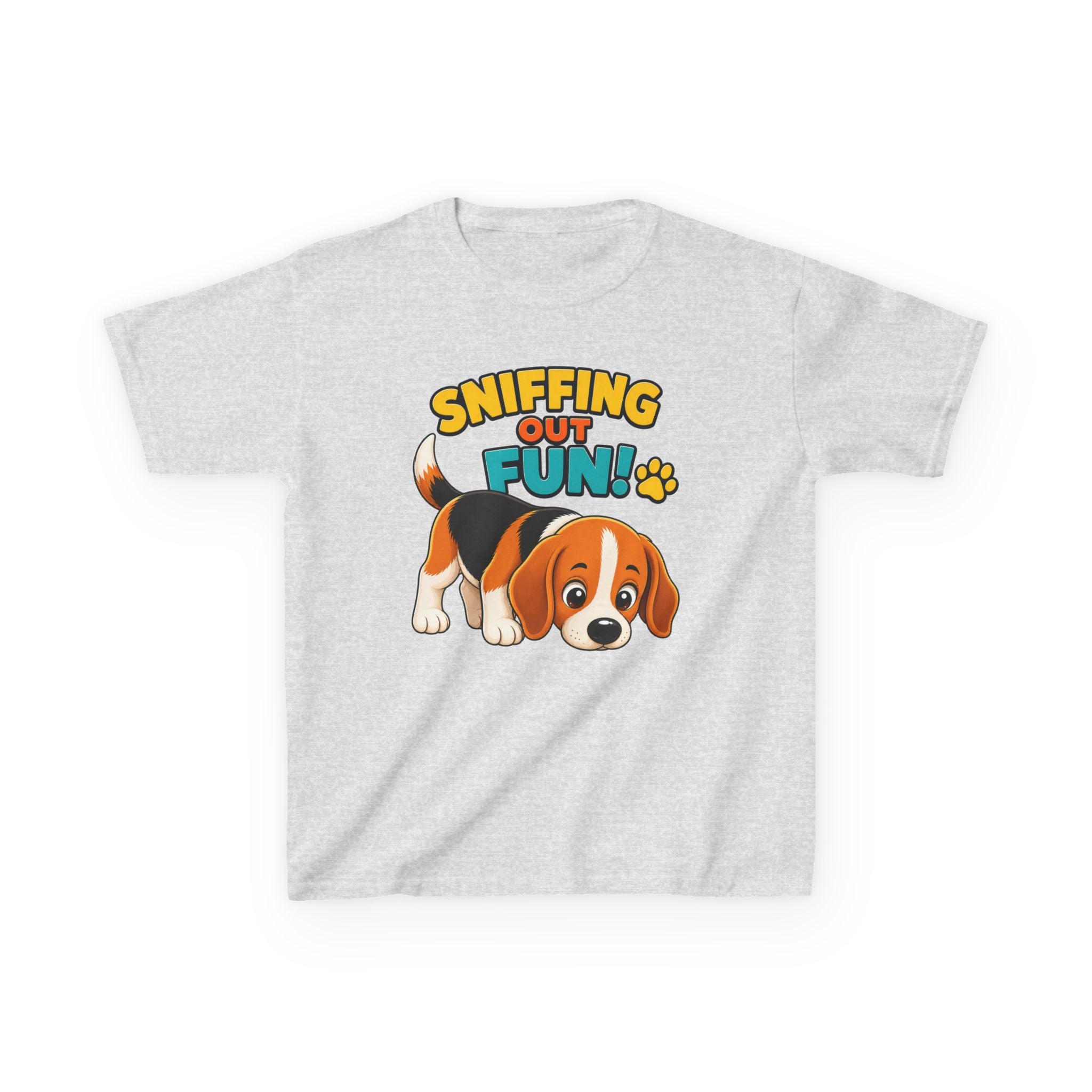 Kids Puppy Dog T-Shirt — 'Sniffing Out Fun!' Cute Puppy Graphic Tee