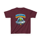 Kidxtr™ Kids Space T-Shirt — 'Hey Earth, Wait For Me!' Alien Spaceship Graphic Tee