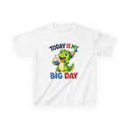 Kids Birthday T-Shirt — 'Today Is My Big Day' Birthday Dino Graphic Tee