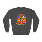Kidxtr™ Kids Pumpkin Sweatshirt — 'Spooky Season' Halloween Graphic Crewneck