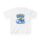 Kids Shark T-Shirt — 'Ocean Rider' Shark & Alien Surf Graphic Tee
