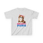 Smarty Paws Kids T-Shirt — Cute Kitten Graphic Tee for Children
