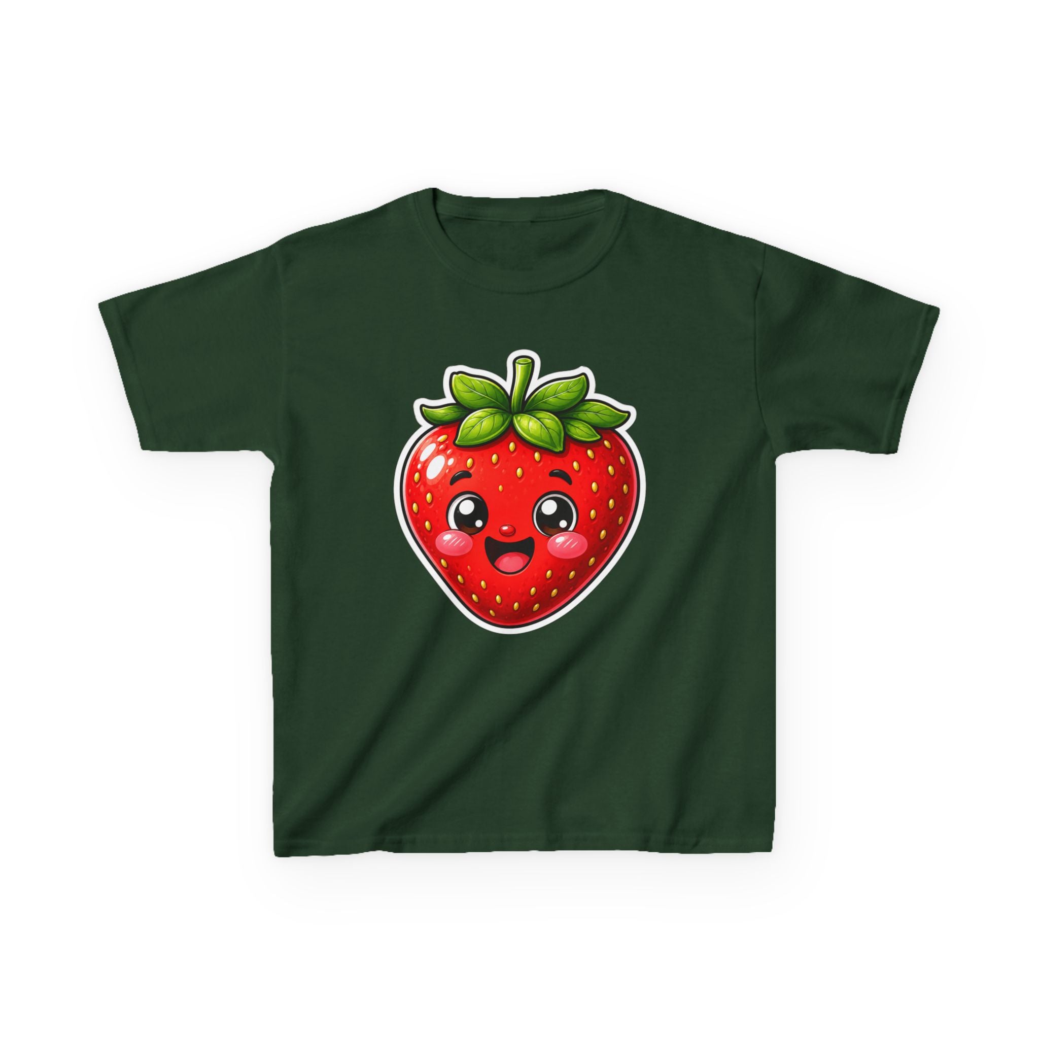 Kids Strawberry T-Shirt — 'So Sweet' Kawaii Fruit Graphic Tee