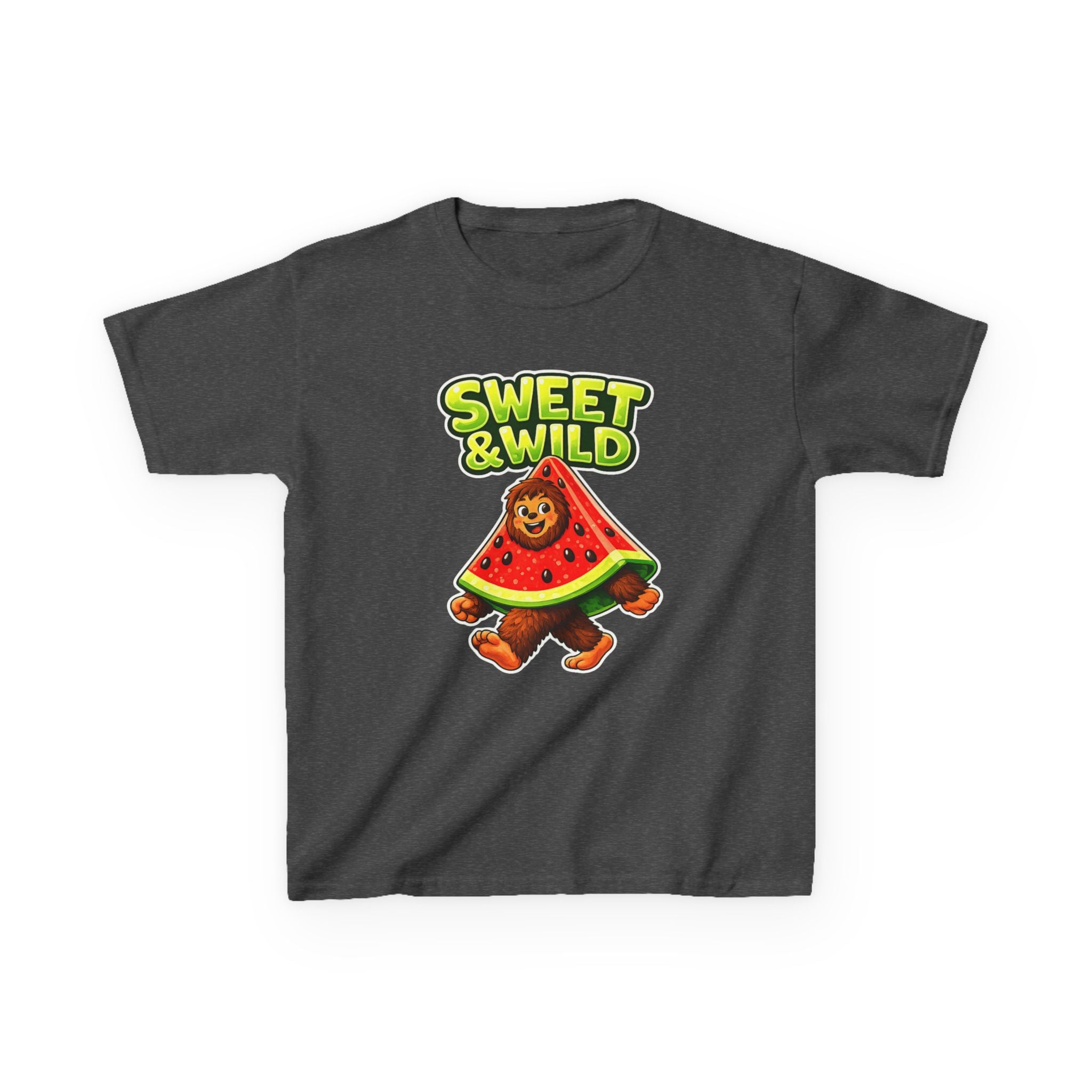 Kids Watermelon T-Shirt — 'Sweet & Wild' Fun Fruit Graphic Tee