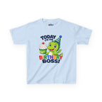Kidxtr™ Kids Birthday T-Shirt — 'Today I’m the Birthday Boss' Party Turtle Graphic Tee