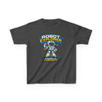Robot Explorer Kids T‑Shirt — "Powered by Curiosity" Graphic Tee