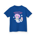 Kids Ocean T-Shirt — 'Make A Splash!' Mermaid & Seahorse Graphic Tee