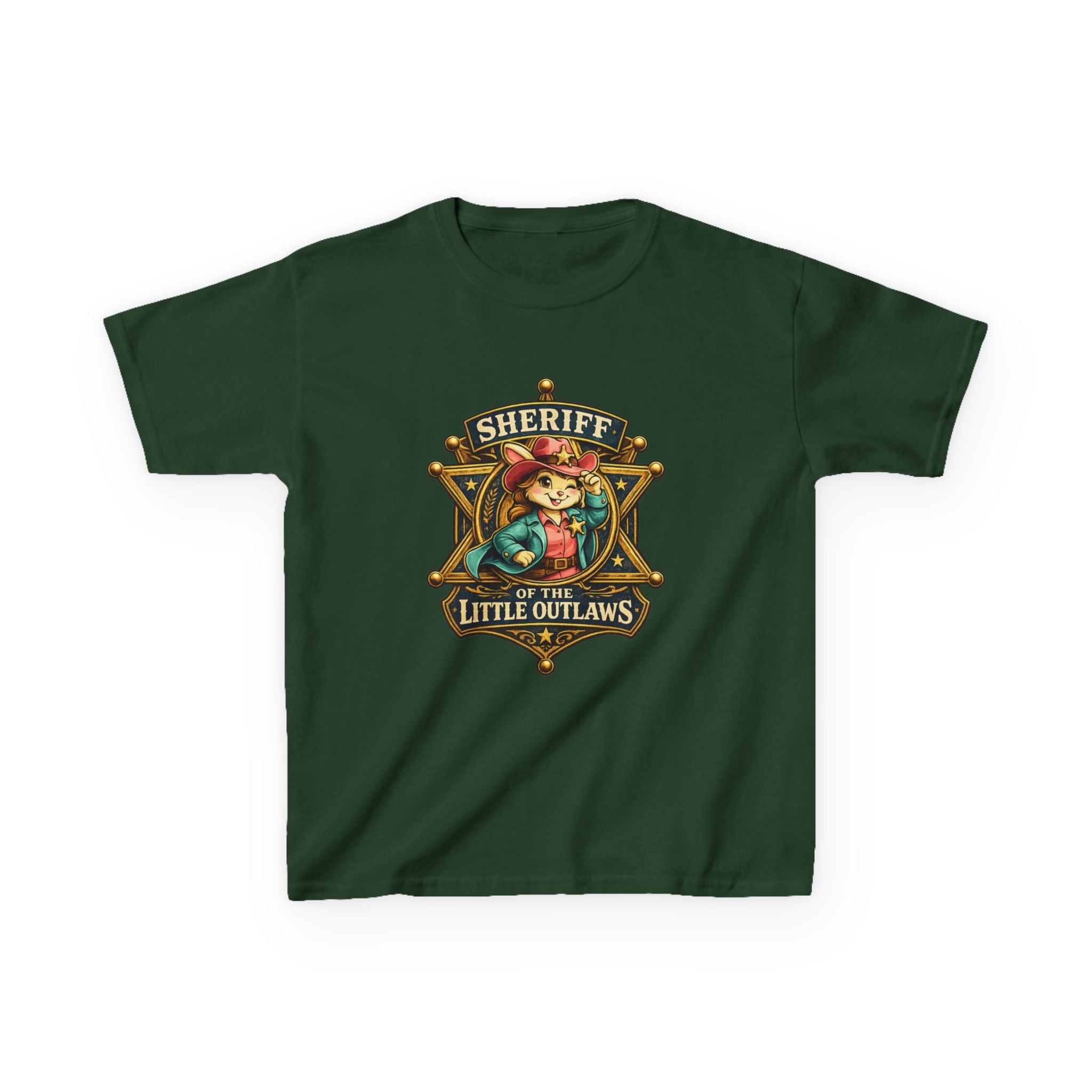 Lady Sheriff Rabbit - Kids T Shirt