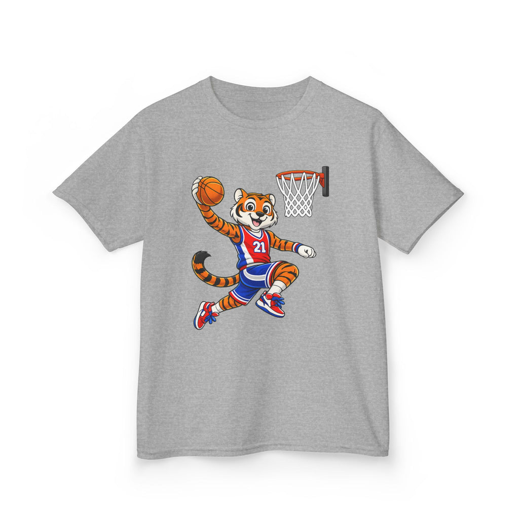 Kids Basketball Tiger T-Shirt – Dunking Tiger Graphic Tee