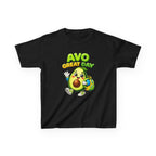 Kids Tee — "Avo Great Day" Cute Avocado Backpacker Shirt